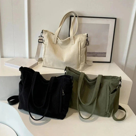 BOLSO TOTE ACANALADO ALMA CON DETALLE DE CUERDA - ZYRO