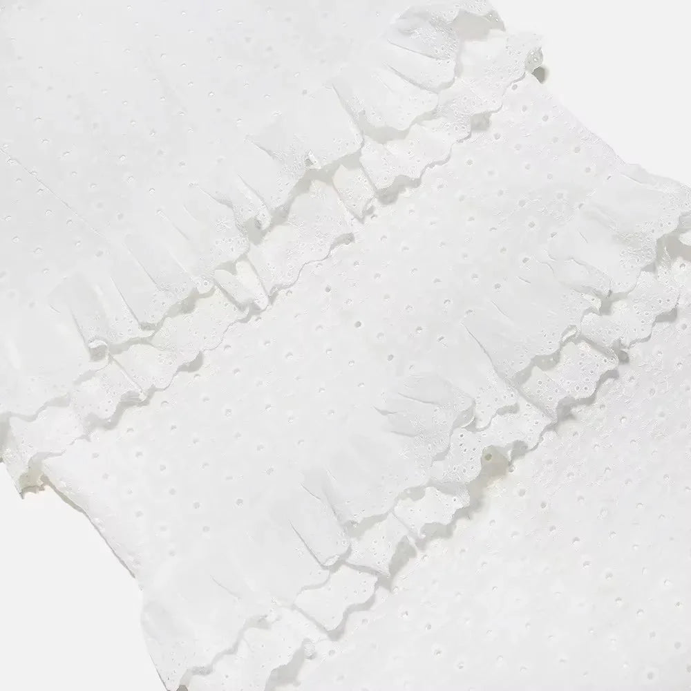 SELENE | VESTIDO LARGO SUEÑO BORDADO LACE - ZYRO