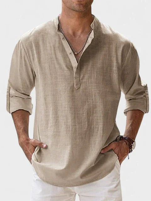 NERO | CAMISA DE LINO TRANSPIRABLE DE ALTA CALIDAD - ZYRO